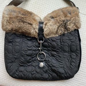 Brand new black vintage coach bag